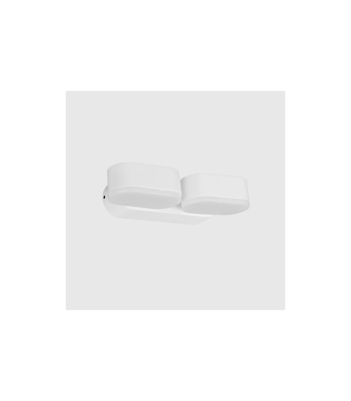 Aplique de Pared Led JUNY Blanco 2x6W 1630Lm IP54 CCT