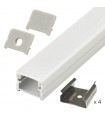 Perfil Aluminio FET Suelo Superficie/Empotrar -2 Metros-