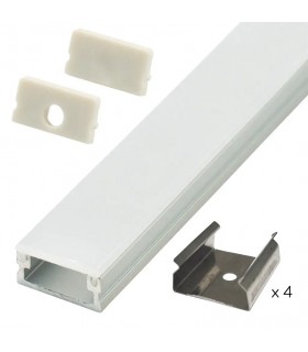Perfil Aluminio FIT Suelo Superficie/Empotrar -2 Metros-