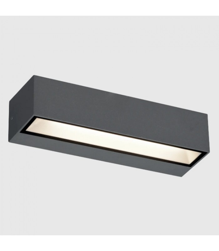 Aplique de Pared Led MERU Antracita 12W 1000Lm IP65 CCT