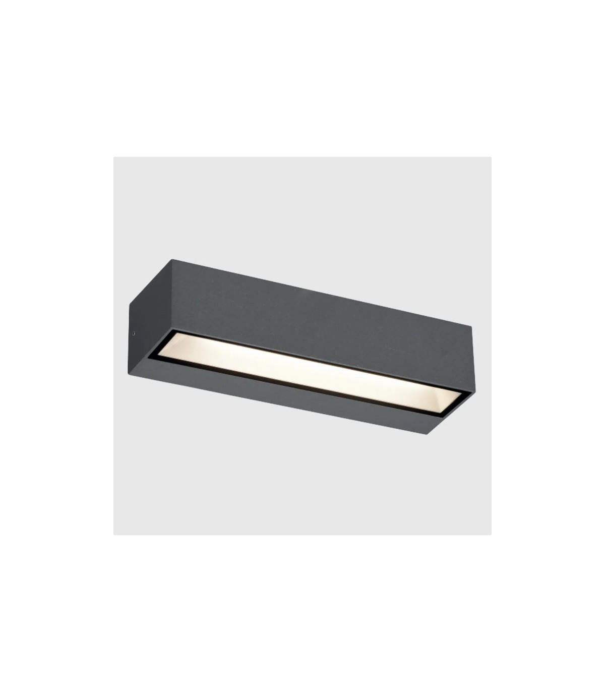 Aplique de Pared Led MERU Antracita 12W 1000Lm IP65 CCT