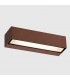 Aplique de Pared Led MERU Óxido Corten 12W 1000Lm IP65 CCT