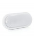 Aplique Ovalado PIR LED 12W 960Lm 120º IP54 Con detector de presencia
