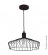 Lámpara Colgante BAMIL 1xE27 Negro