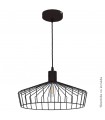 Lámpara Colgante BAMIL 1xE27 Negro