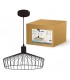 Lámpara Colgante BAMIL 1xE27 Negro