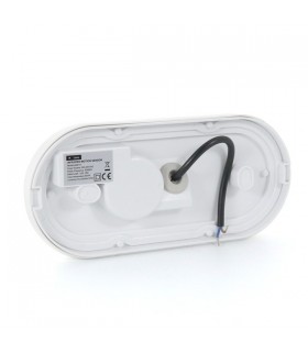 Aplique Ovalado Led SPHERE 12W 960LM IP54 Con Detector De Presencia
