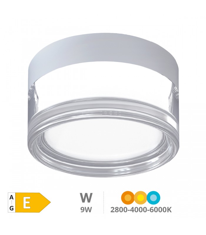 Plafón Led BULAW Blanco Ø14CM 9W 1013LM 160º IP65