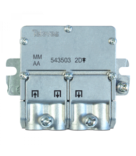 Mini-repartidor EasyF 2D 5...2400MHz 4,3/4dB