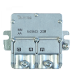 Mini-repartidor EasyF 2D 5...2400MHz 4,3/4dB