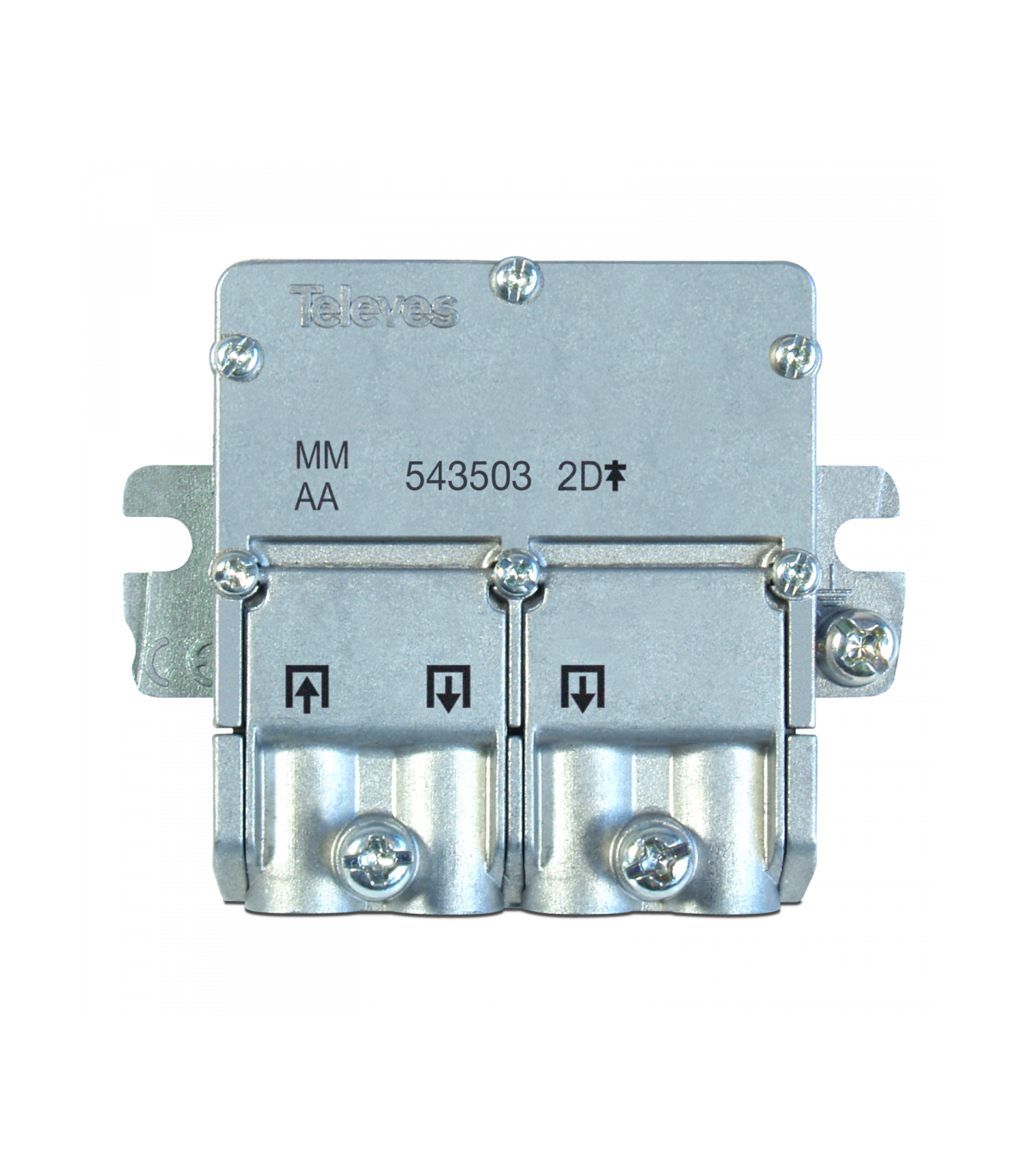 Mini-repartidor EasyF 2D 5...2400MHz 4,3/4dB