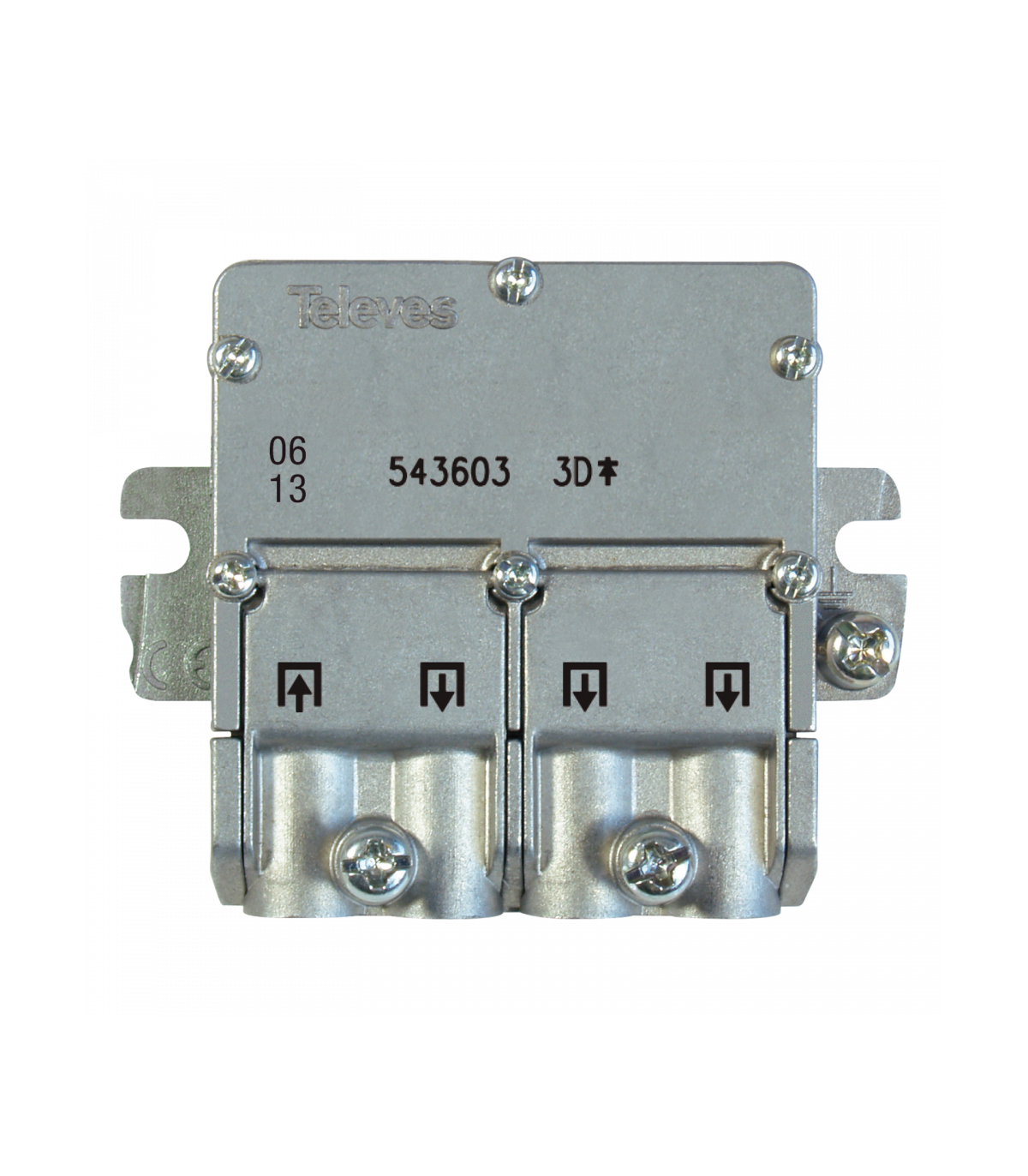 Mini-repartidor EasyF 3D 5...2400MHz 8,5/7,5dB