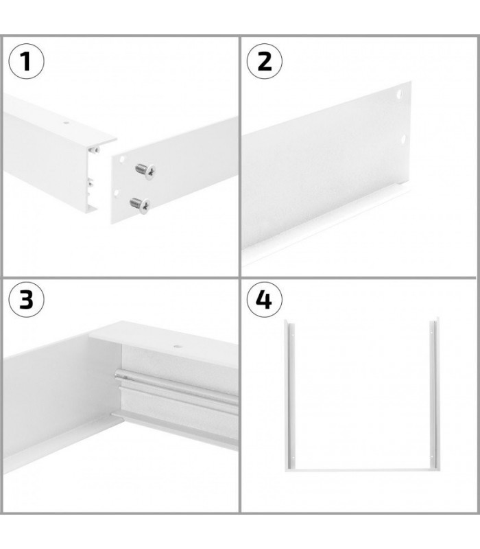 Marco para Superficie Panel Blanco 120x60Cm