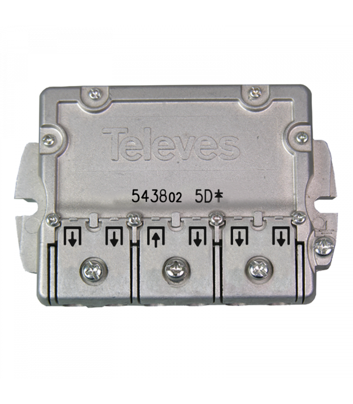 Repartidor EasyF 5D 5...2400MHz 10/9,5dB