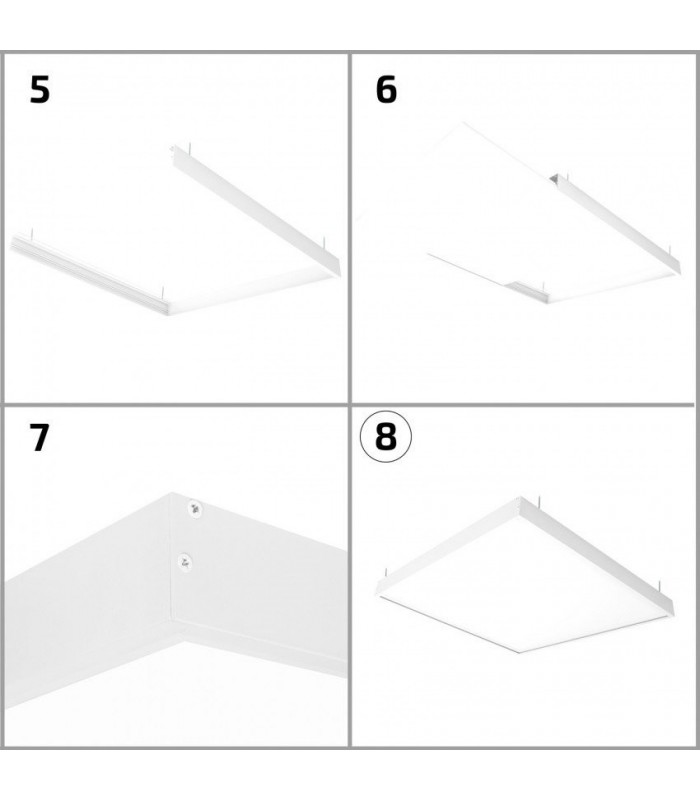 Marco para Superficie Panel Blanco 120x60Cm