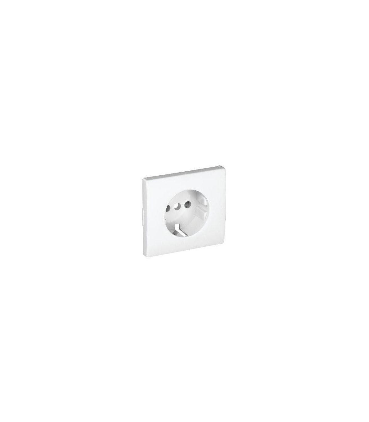 Tapa Base Schuko con Protección Blanco Mate APOLO 5000