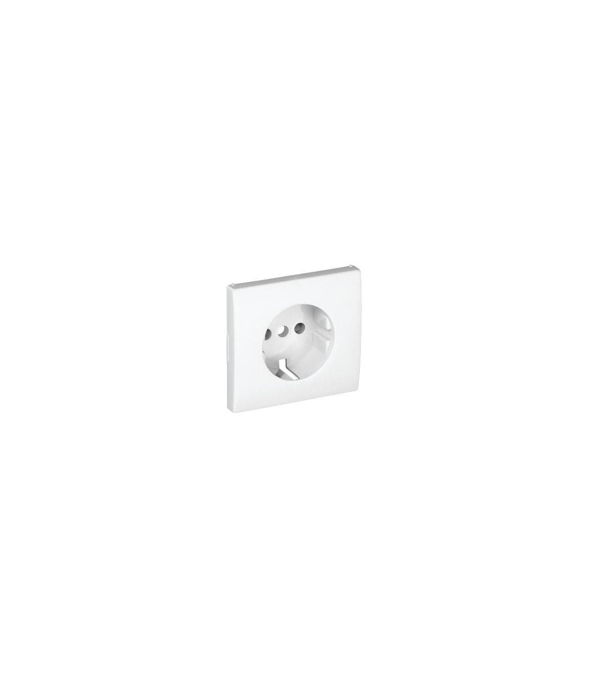 Tapa Base Schuko con Protección Blanco APOLO 5000