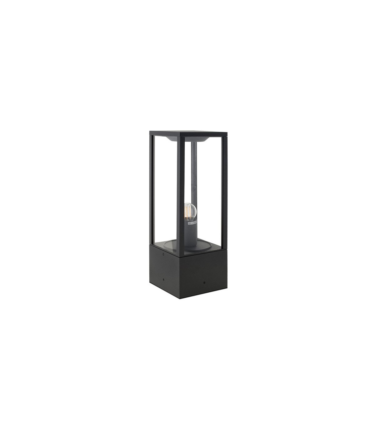 Baliza Pequeña NOZELO 1xE27 Gris Oscuro IP44