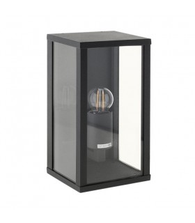 Aplique Pared NOZELO 1xE27 Gris Oscuro IP44