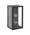 Aplique Pared NOZELO 1xE27 Gris Oscuro IP44
