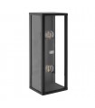 Aplique Pared NOZELO 2xE27 Gris Oscuro IP44