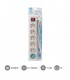 Base Múltiple Mega 6T + Interruptor 3x1.5mm² 1.5m