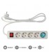 Base Múltiple Mega 5T + Interruptor 3x1.5mm² 1.5m
