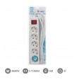 Base Múltiple Mega 5T + Interruptor 3x1.5mm² 3m