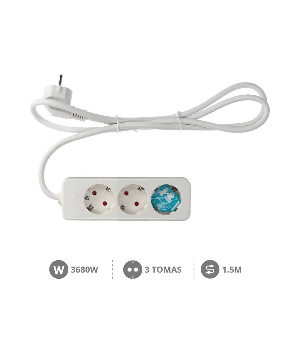 Base Multiple Mega 3T (3x1.5mm) 1.5m