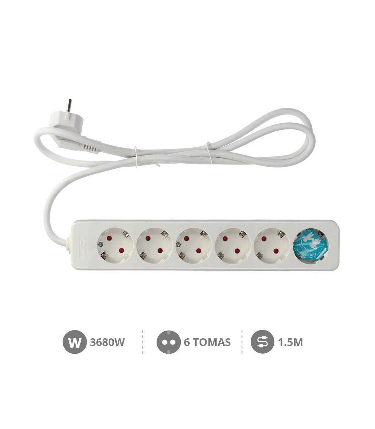 Base Multiple Mega 6T (3x1.5mm) 1.5m