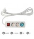 Base Múltiple Mega 4T + Interruptor 3x1.5mm 1.5 m
