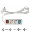 Base Múltiple Mega 3T + Interruptor 3x1.5mm 3 m