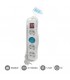 Base Múltiple 4T + Interruptor (3x1.5mm) 1,5m Blanca