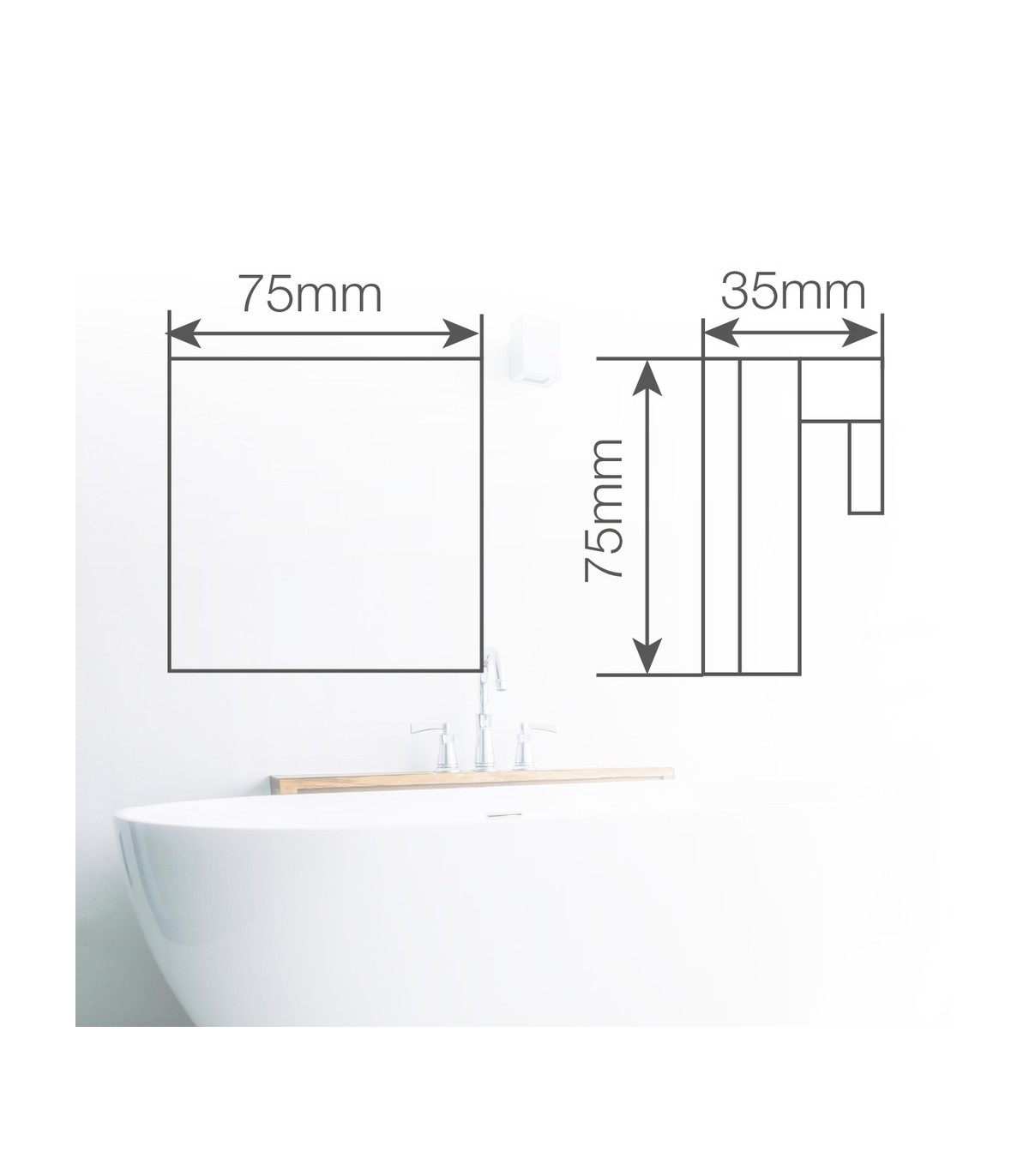 Aplique Led Baño TILANI 4.5W 385Lm IP44