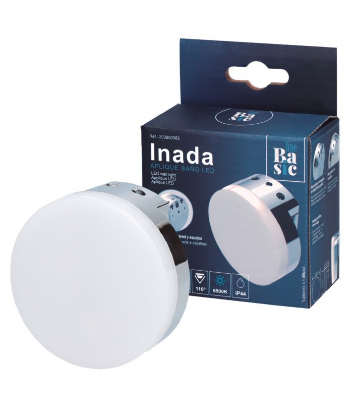 Aplique Led Baño INADA 4.5W 385Lm IP44