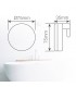 Aplique Led Baño INADA 4.5W 385Lm IP44