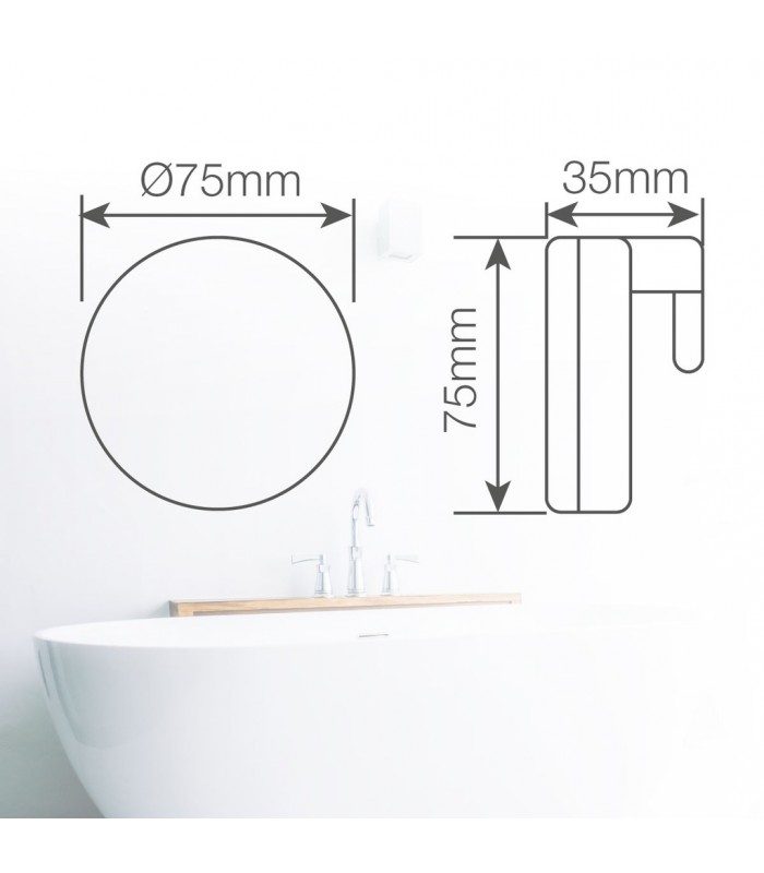 Aplique Led Baño INADA 4.5W 385Lm IP44