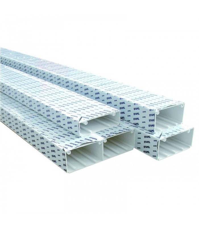 Canal PVC 110x50mm Blanco Serie 10 -Metro-