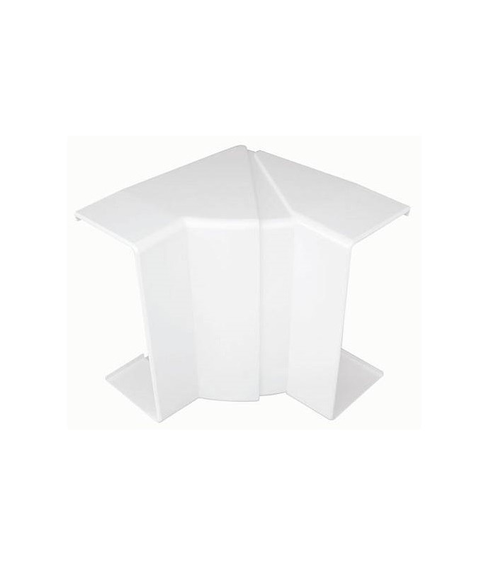 Ángulo Interior Variable para canal PVC 90x50 Blanco