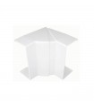 Ángulo Interior Variable para canal PVC 90x50 Blanco