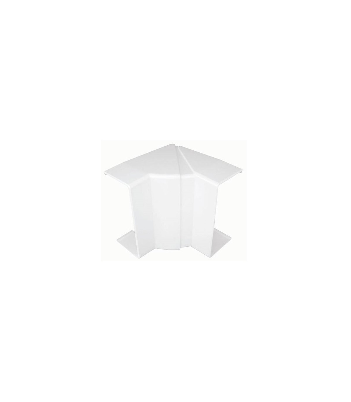 Ángulo Interior Variable para canal PVC 90x50 Blanco