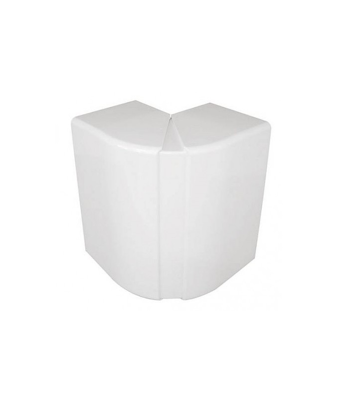 Angulo Exterior Variable para canal PVC 90x50 Blanco
