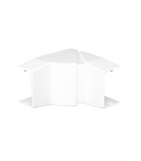 Ángulo Interior Variable para canal PVC 50x20 Blanco