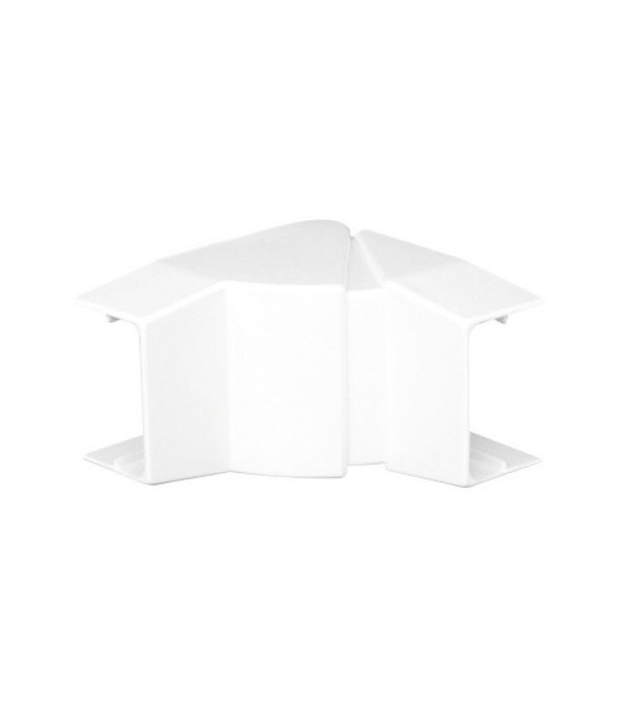 Ángulo Interior Variable para canal PVC 50x20 Blanco