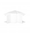 Ángulo Interior Variable para canal PVC 50x20 Blanco