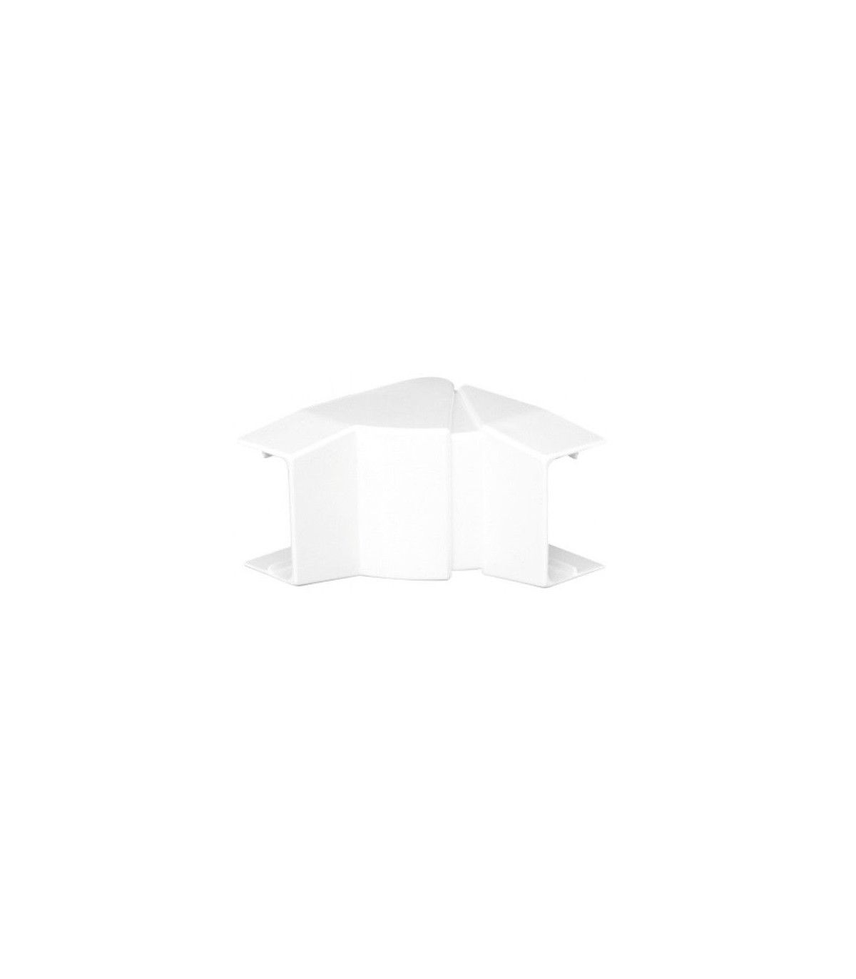 Ángulo Interior Variable para canal PVC 50x20 Blanco