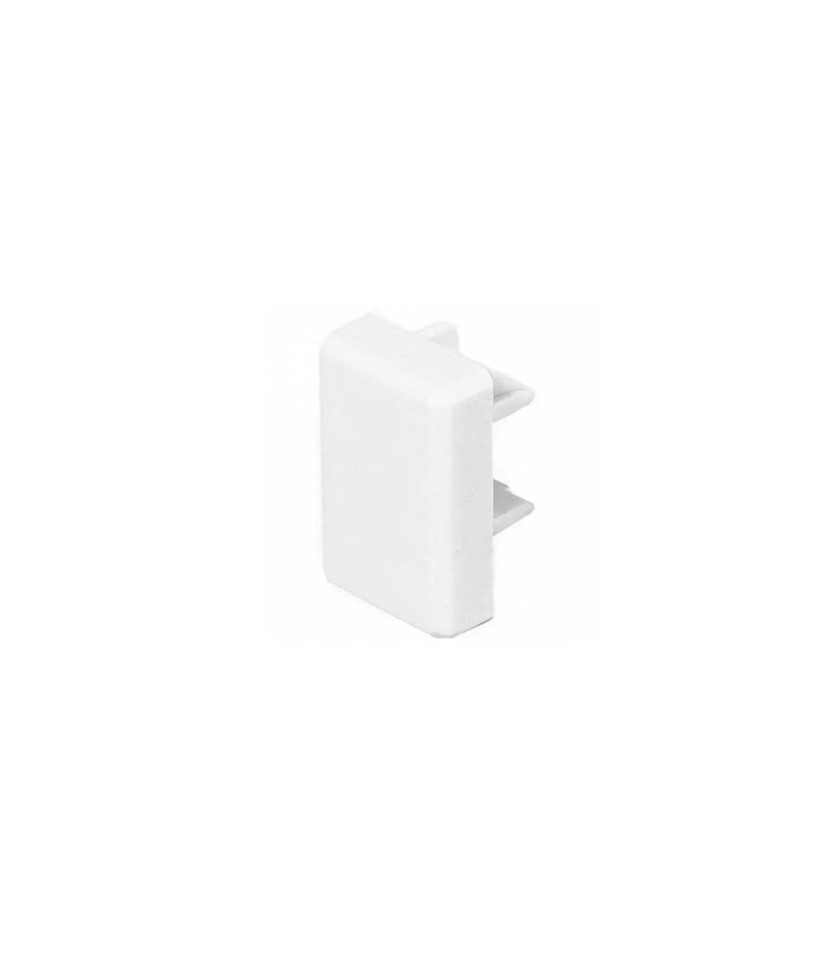 Tope para canal PVC 50x20 Blanco