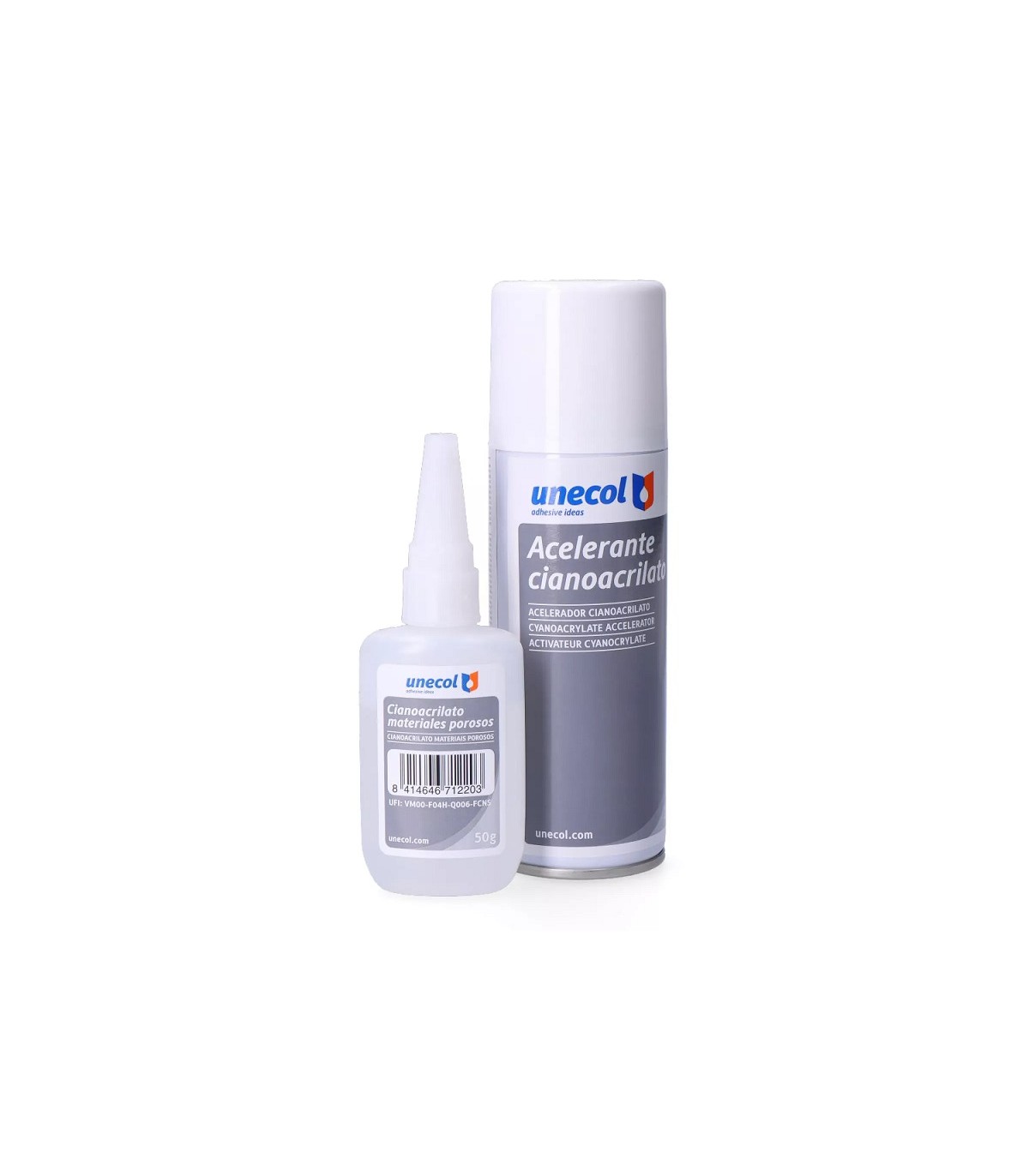 Kit Cianocrilato 50Gr + Acelerante aerosol 200Ml