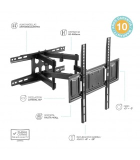 Soporte de TV con brazo doble 32" / 70"