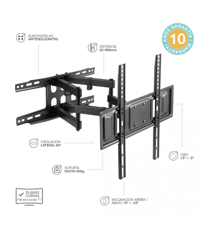 Soporte de TV con brazo doble 32" / 70"